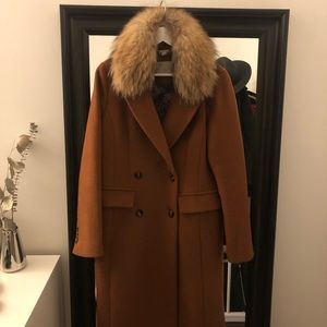 Soia & Kyo - Lorenza Wool Coat w removable fur - M